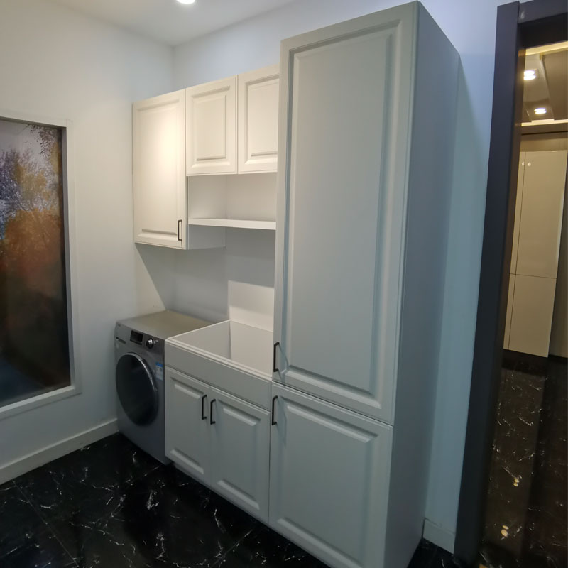 Quomodo Laminated Laundry Cabinets augendae tuum lauandi volutpat Efficens