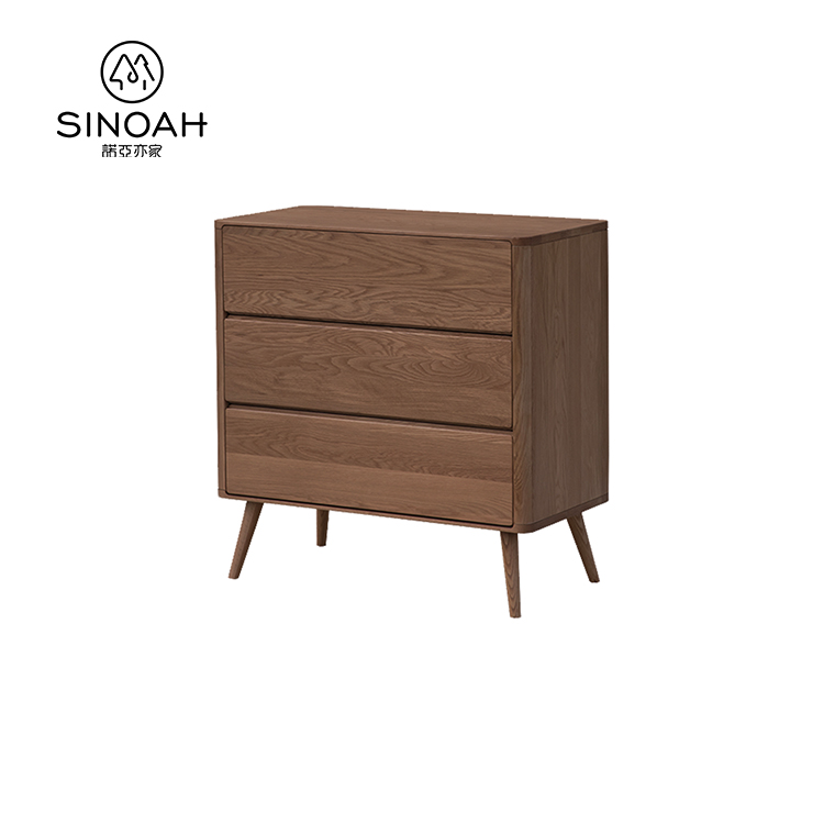 Obscura quercus Tres Drawer Cabinet Perfecta Repono Solution pro Moderni Homes